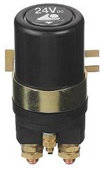 Power relay with electrical control -24V - 100A - 