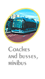 Coaches and busses, minibus